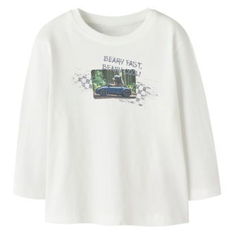 Name It Bluse - NmmVoto - Cloud Dancer/Bear Car