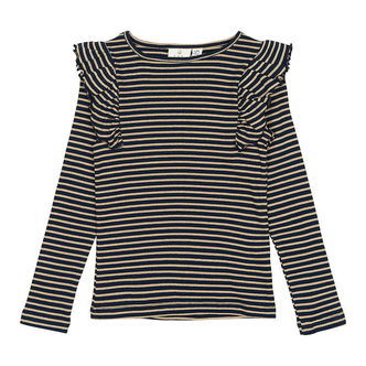 The New Bluse - Rib - TnPriscilla - Navy Blazer Striped m. Glimm
