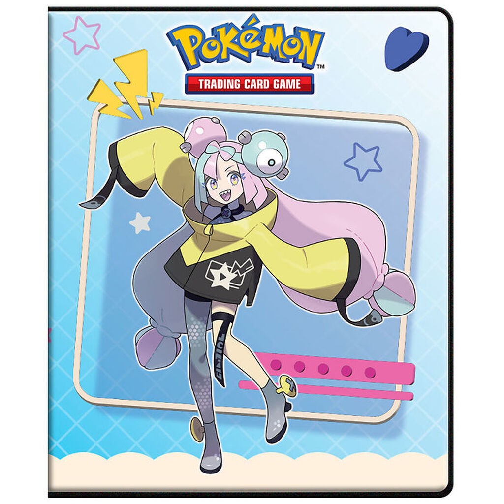 Pokémon Samlemappe m. 80+4 Lommer - 20x16 cm - Iono & Bellibolt