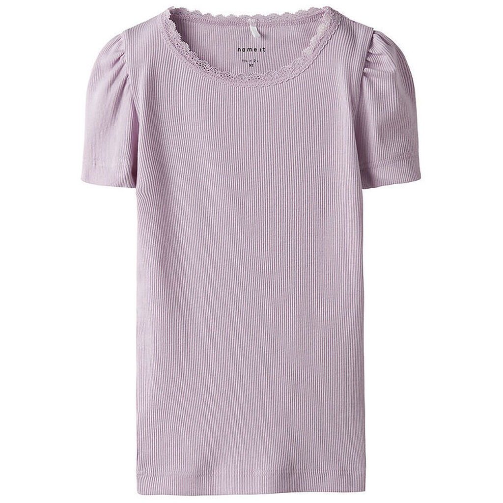Name It T-shirt - Rib - Noos - NmfKab - Winsome Orchid