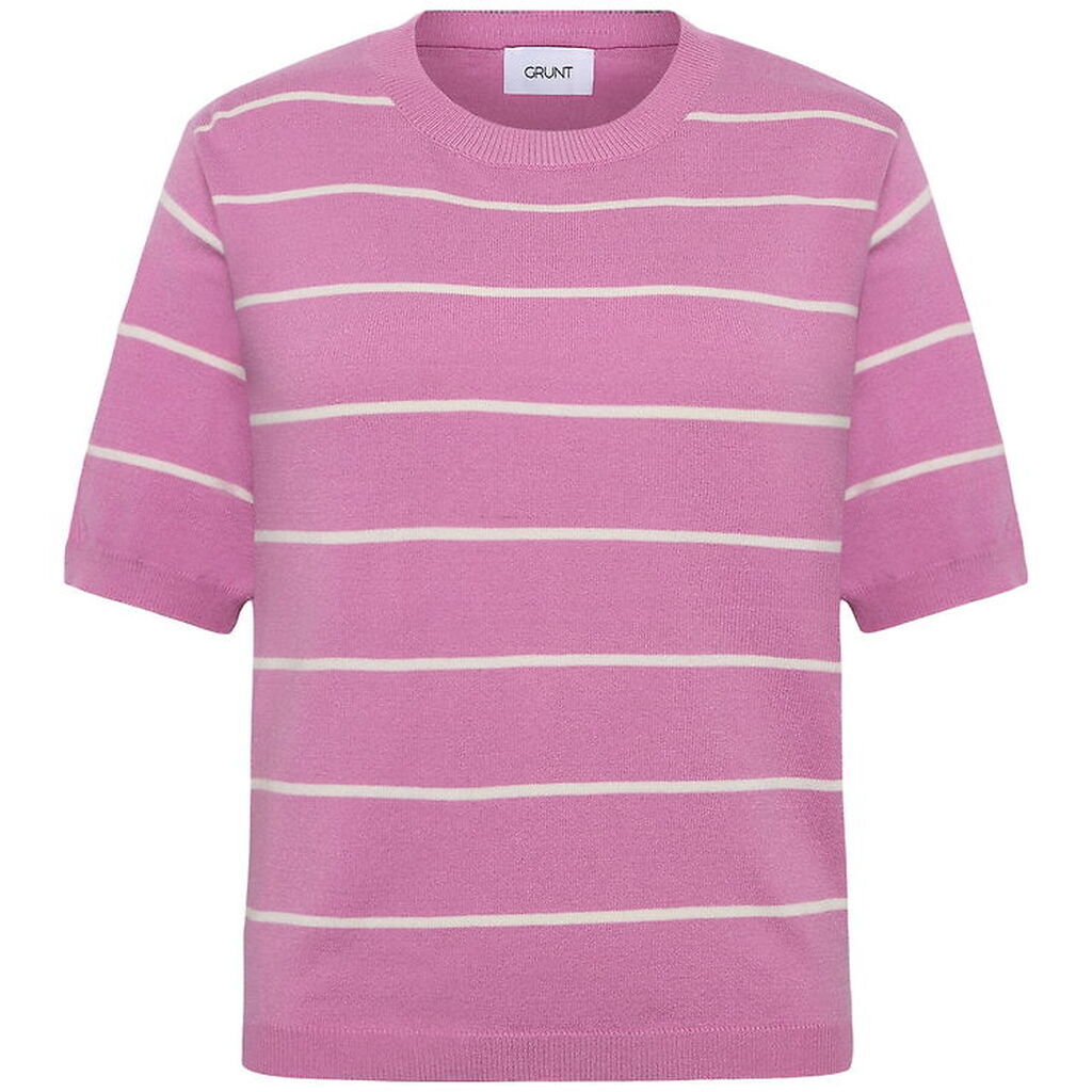 Grunt T-shirt - Strik - GrFerro - Rose Stripe