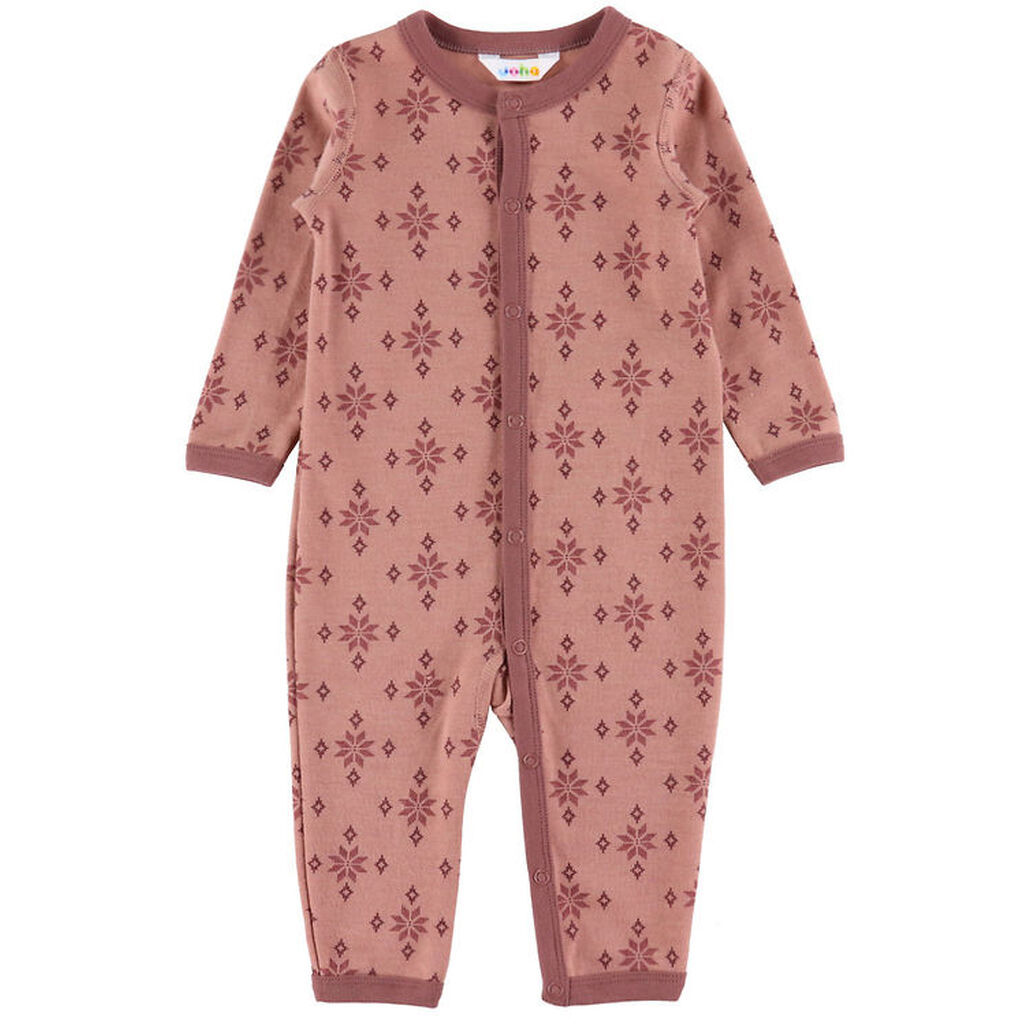 Joha Heldragt - Uld/Bomuld - Rose m. Snefnug