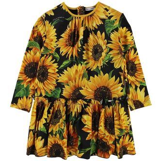 Dolce & Gabbana Kjole - Sunflower - Sort/Gul