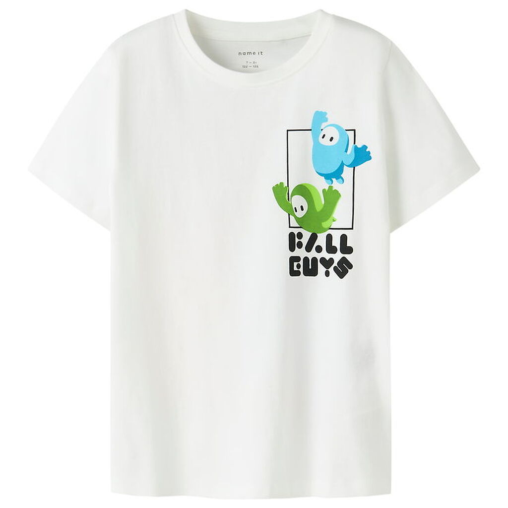 Name It T-shirt - NkmAbner FallGuys - Bright White