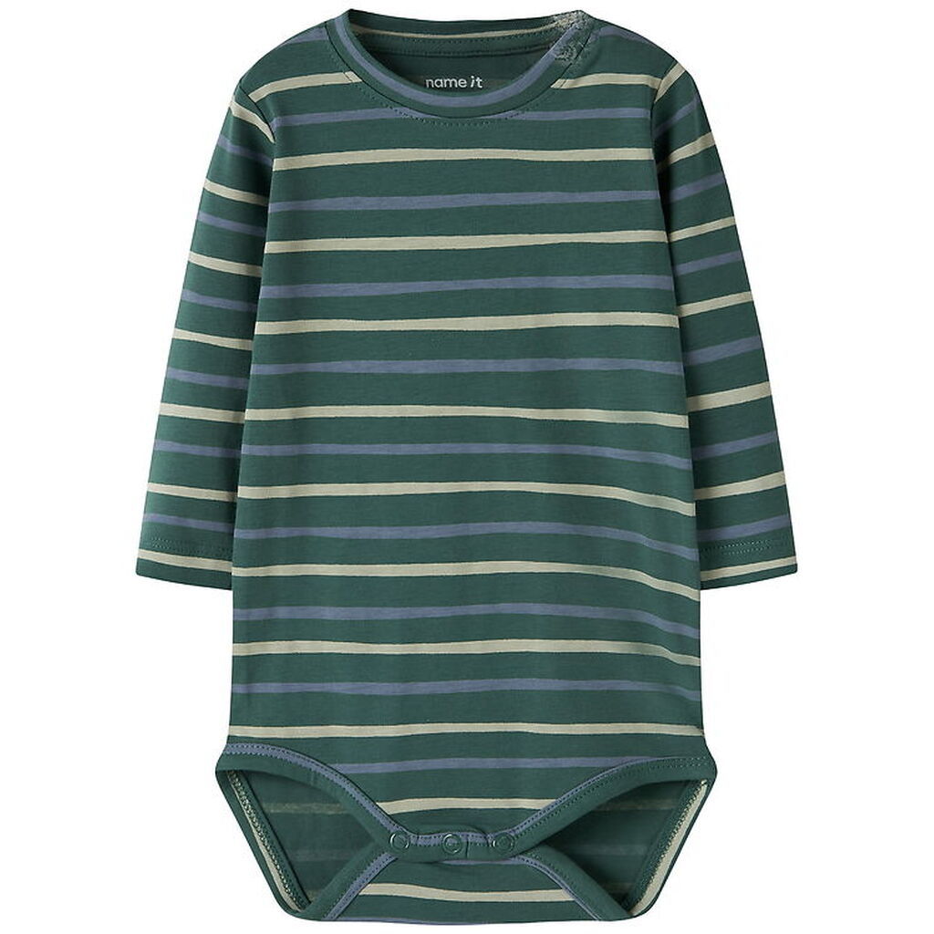 Name It Body l/æ - NbmVroels - Bistro Green/Stripes