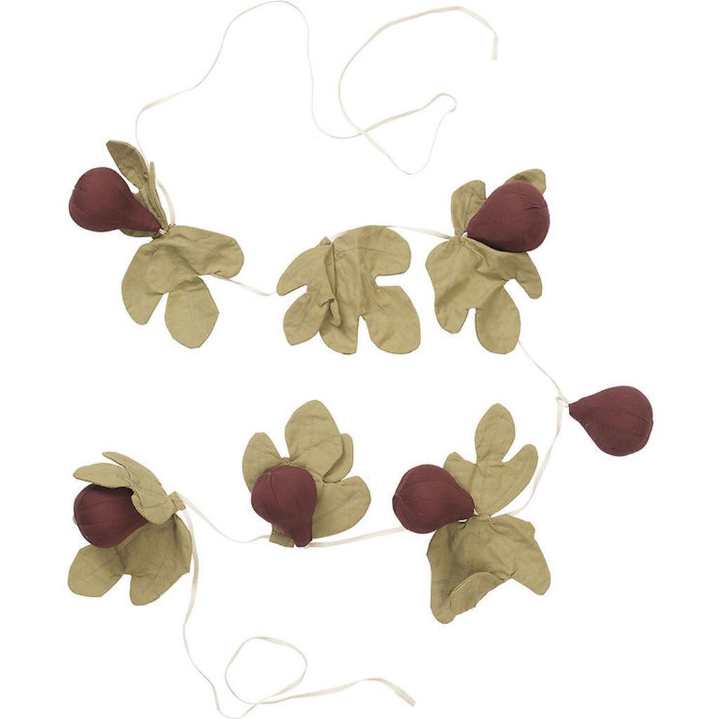 Ferm Living Figen Guirlande - 220 cm - Mauve/Green