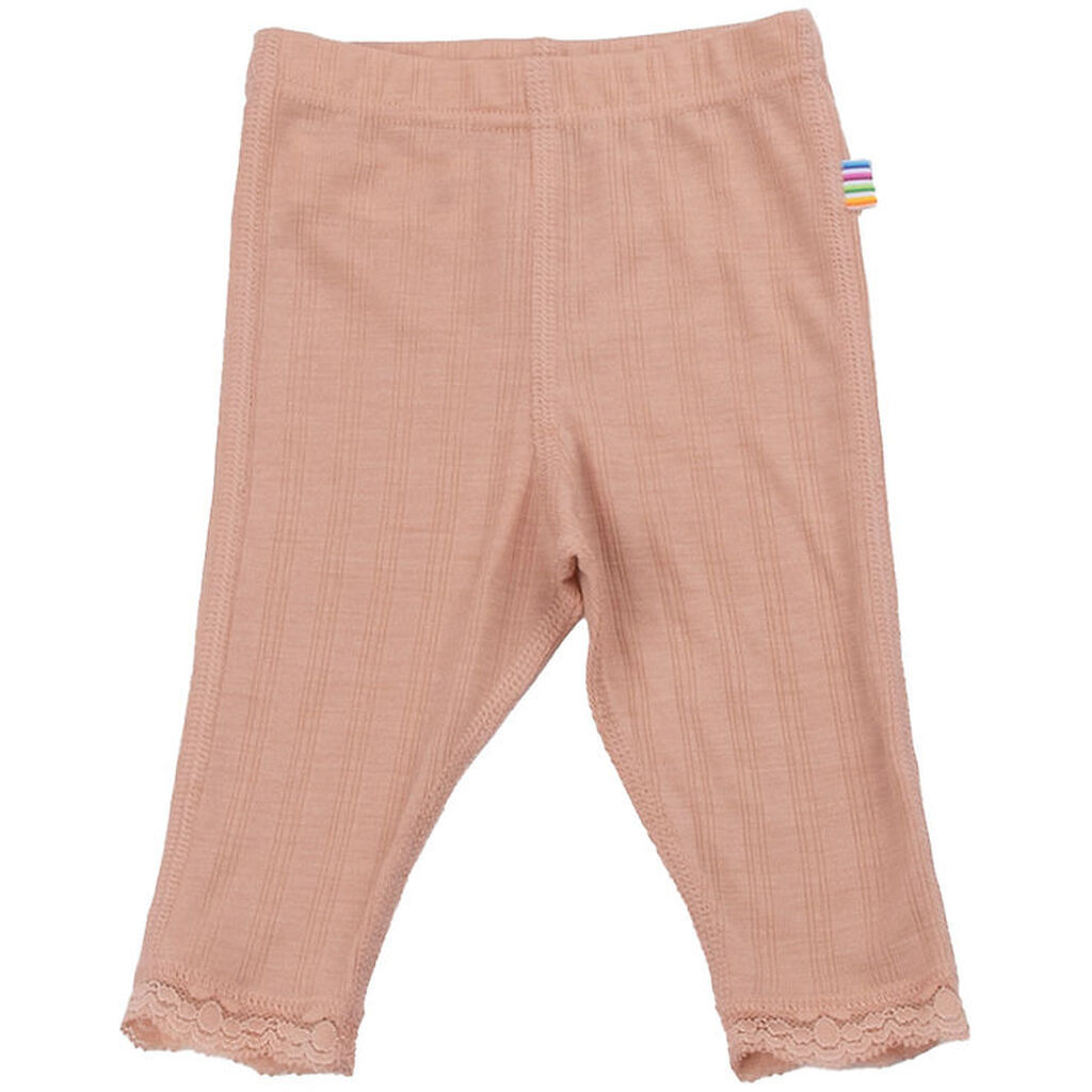 Joha Leggings - Uld/Silke - Fersken