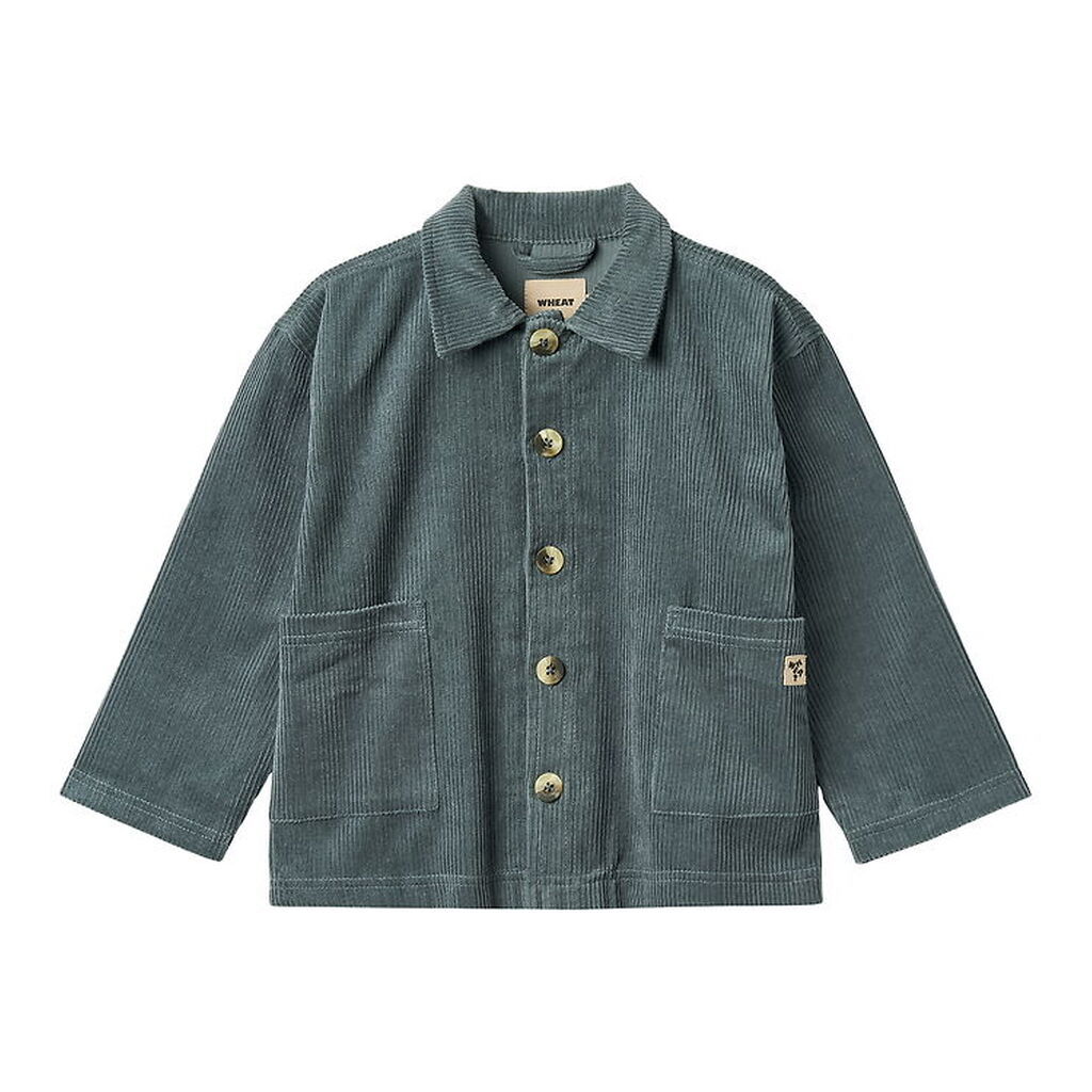 Wheat Skjorte - Fløjl - Sage - Stormy Weather