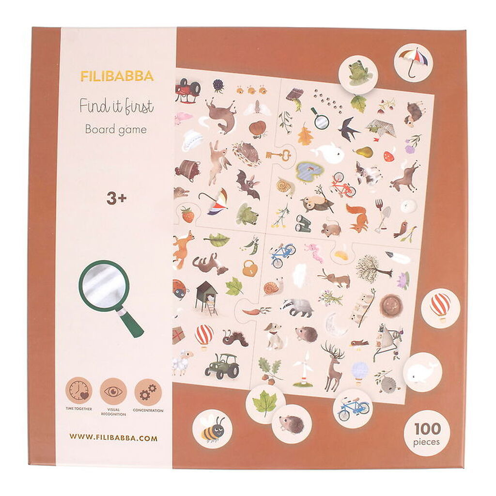 Filibabba Brætspil - Hvem Finder Det Først?