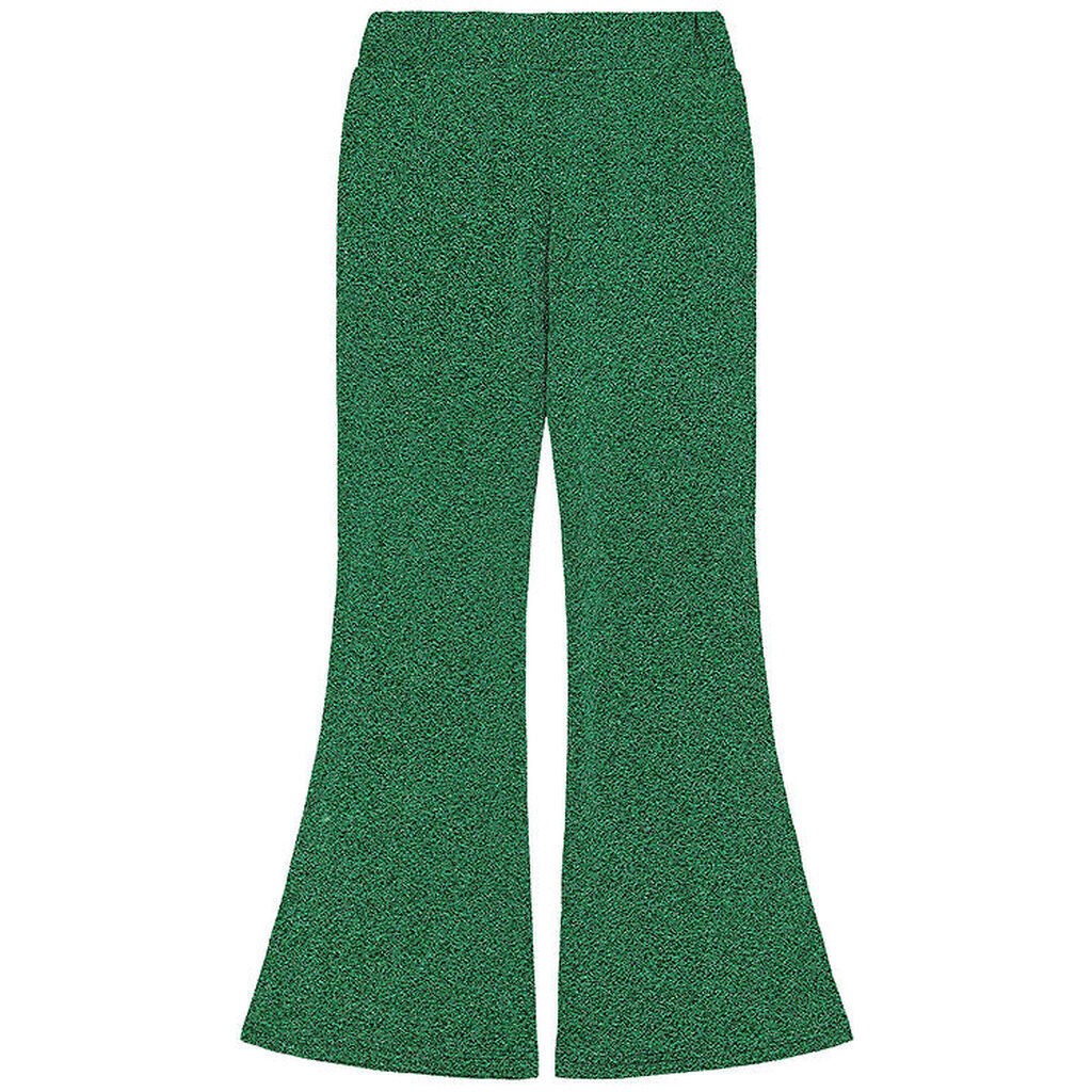 The New Bukser - TnJidalou - Flared Pants - Bright Green Glitter
