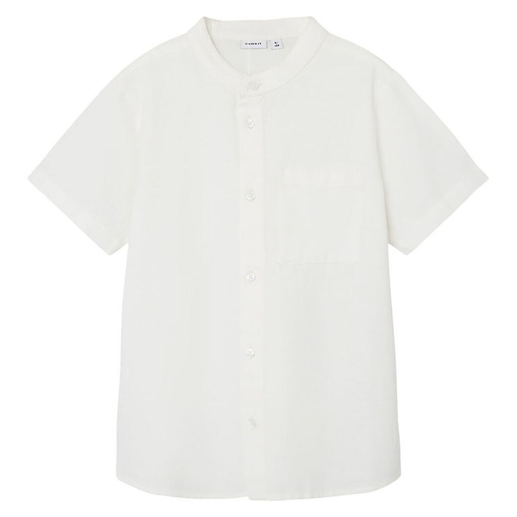 Name It Skjorte - Noos - NkmFaher - Viskose/Bomuld - Jet Stream