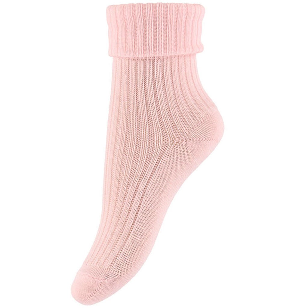 MP Strømper - Uld - Rib - Light Pink
