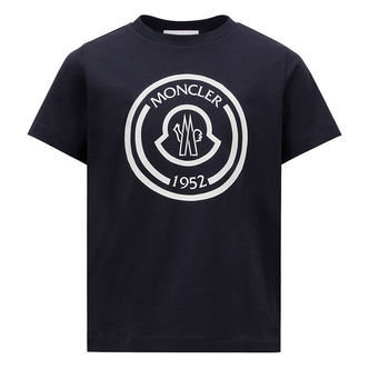 Moncler T-shirt - Navy m. Print