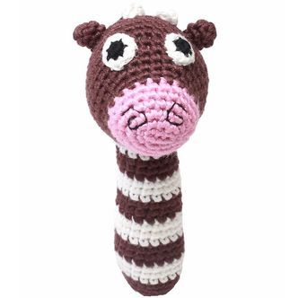 NatureZoo Rangle - Frk. Ko - Brun/Hvid/Pink