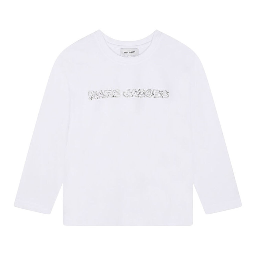 Little Marc Jacobs Bluse - Hvid m. Similisten