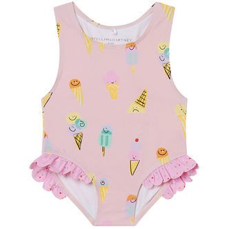 Stella McCartney Kids Badedragt - UV50+ - Rosa m. Is