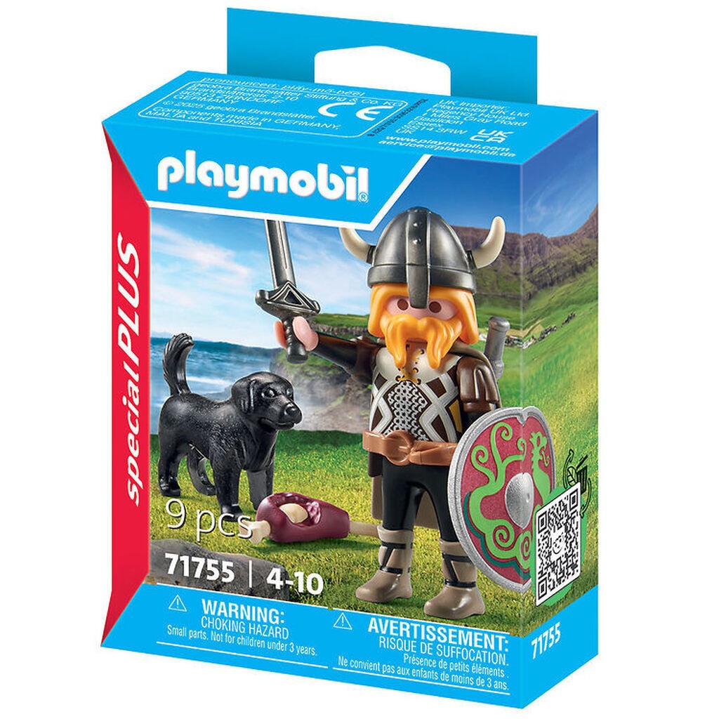 Playmobil SpecialPlus - Viking m. Vagthund - 71755 - 9 Dele