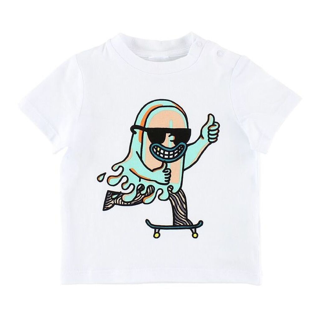 Stella McCartney Kids T-shirt - Hvid m. Ispind
