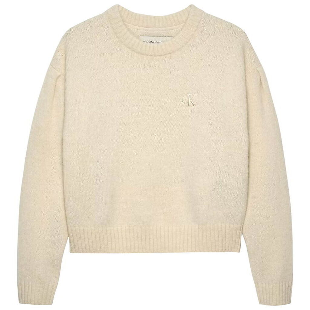 Calvin Klein Bluse - Polyester/Uld - Whitecap Gray