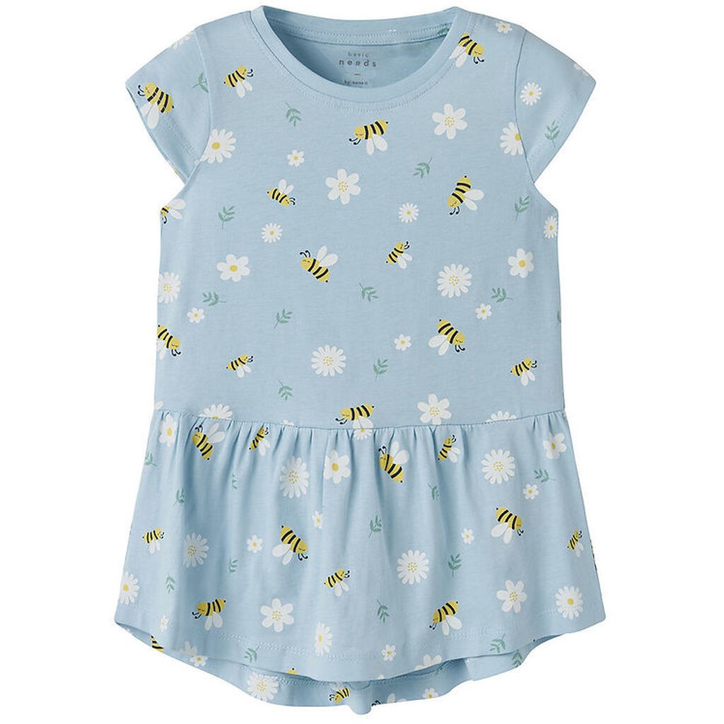 Name It Kjole - NmfVigga - Noss - Cool Blue/Bubblebee