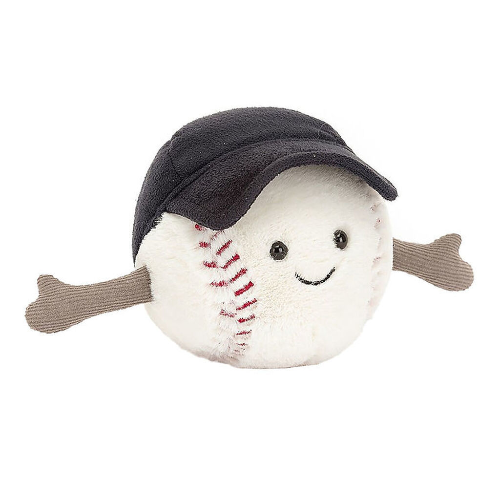 Jellycat Bamse - 9x9 cm - Amuseables Sports Baseball