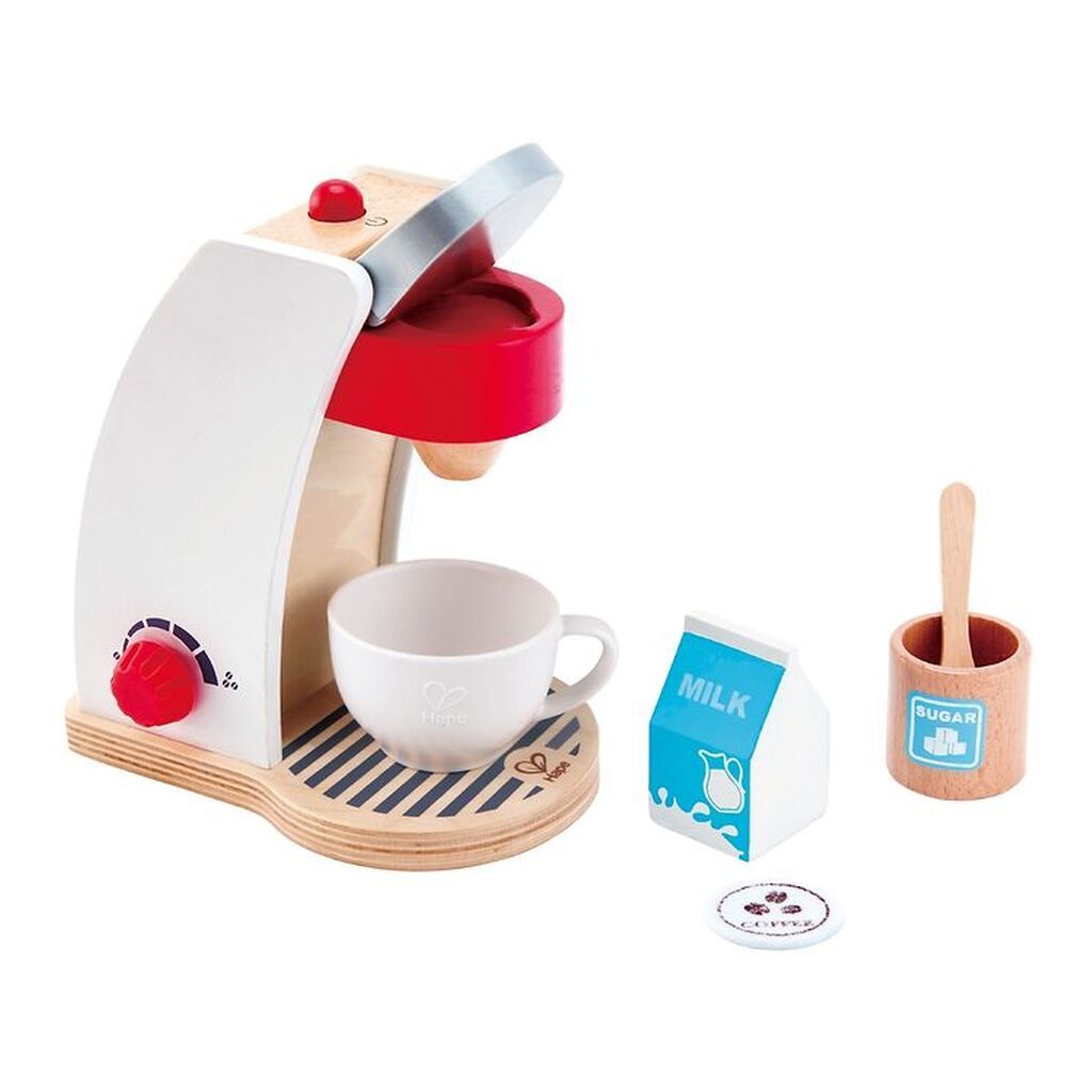 Hape Legesæt - 6 Dele - Kaffemaskine