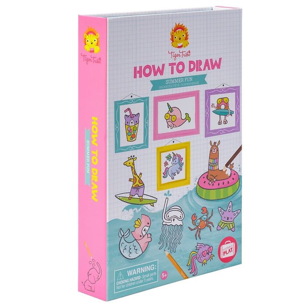 Tiger Tribe Tegnesæt - How to Draw - Summer Fun