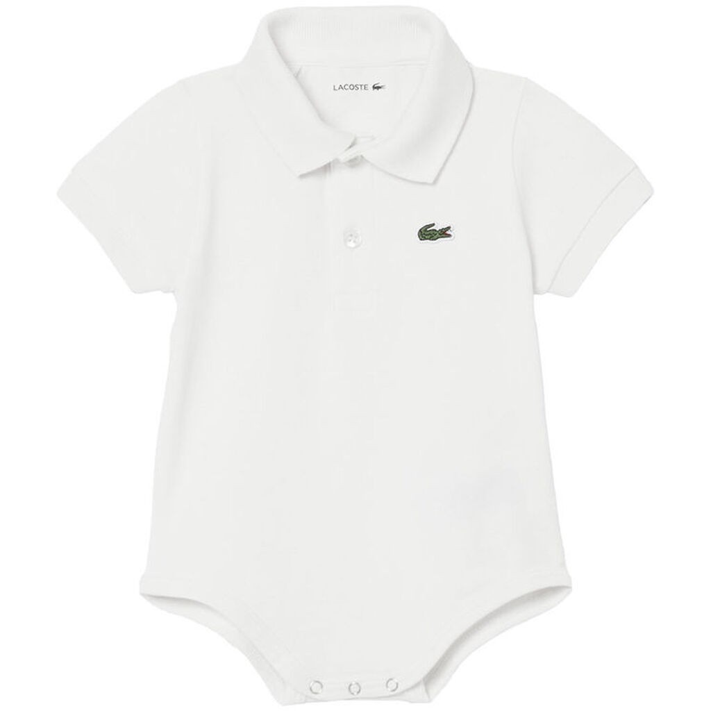 Lacoste Body k/æ - Piqué - Hvid m. Logo