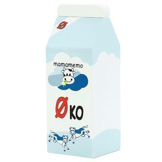 MaMaMeMo Legemad - Træ - Blå Ø-Ko Mælk