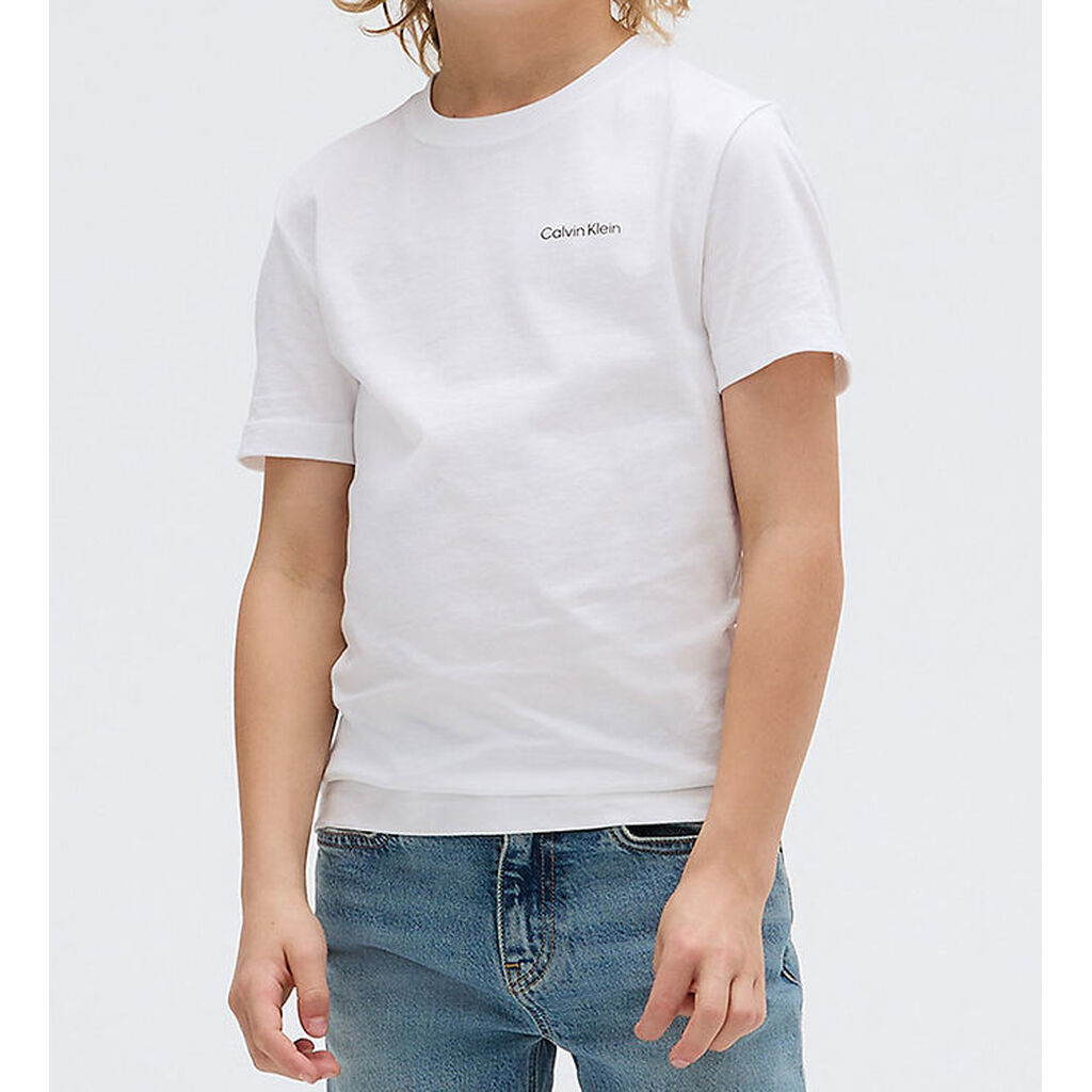 Calvin Klein T-shirt - Geo CK Backprint - Bright White
