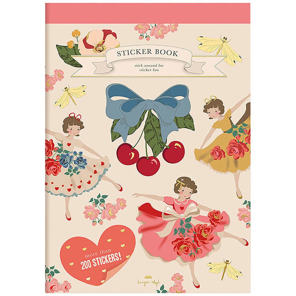 Konges Sløjd Klistermærker - A Sticker A Day - 200+ stk. - Pink