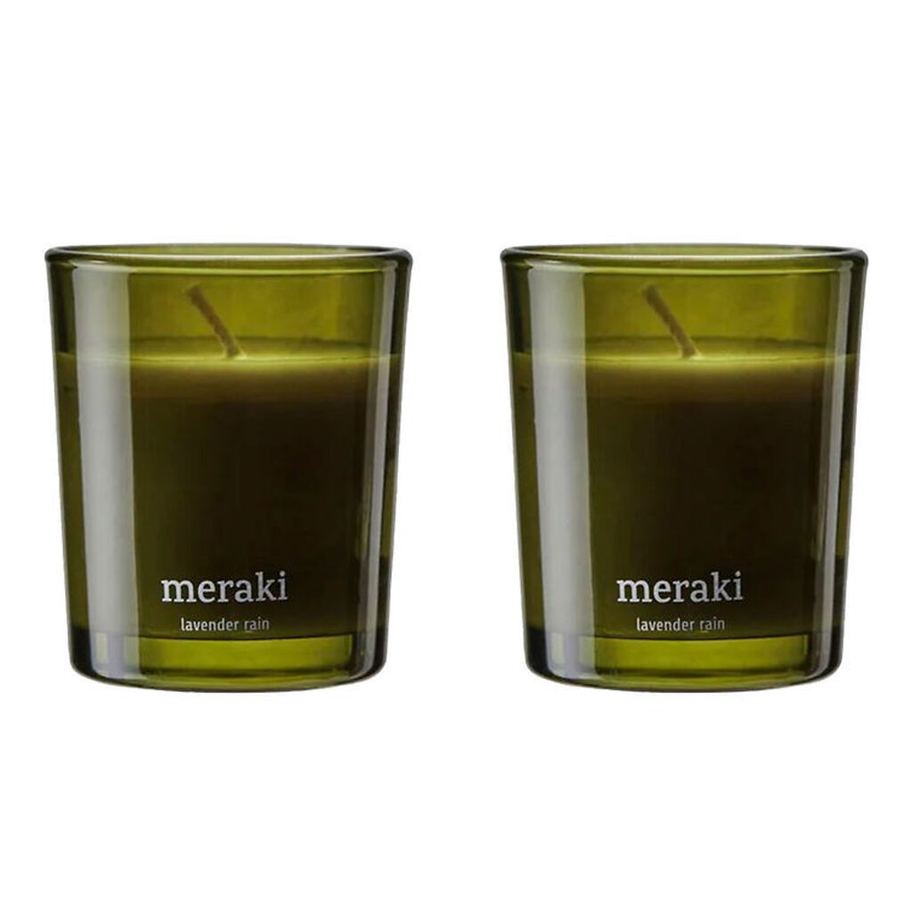 Meraki Duftlys - 2-pak - 2x60g - Oud Leaf