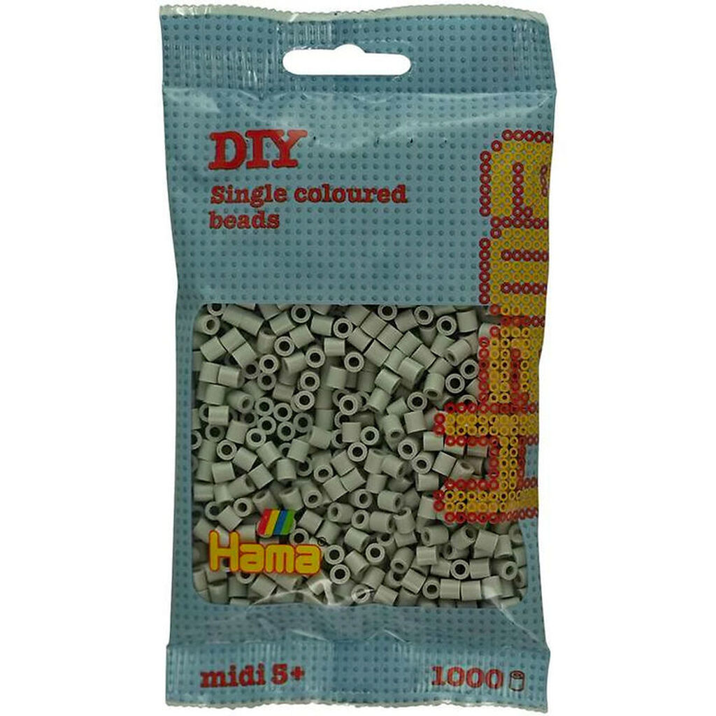 Hama Midi Perler - 1000 stk. - 109 Skyet Grå