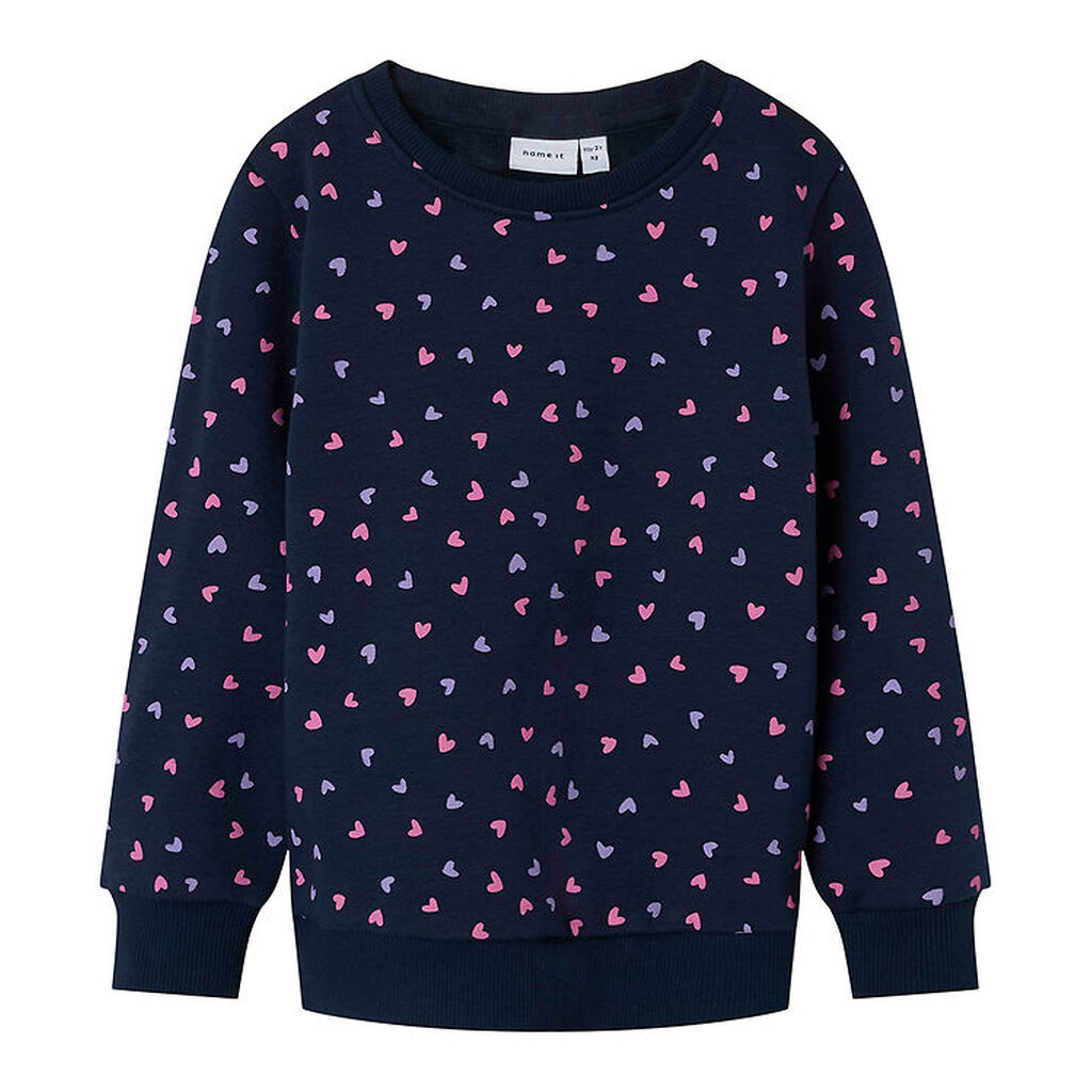 Name It Sweatshirt - Noos - NmfDavina - Dark Sapphire/Heart