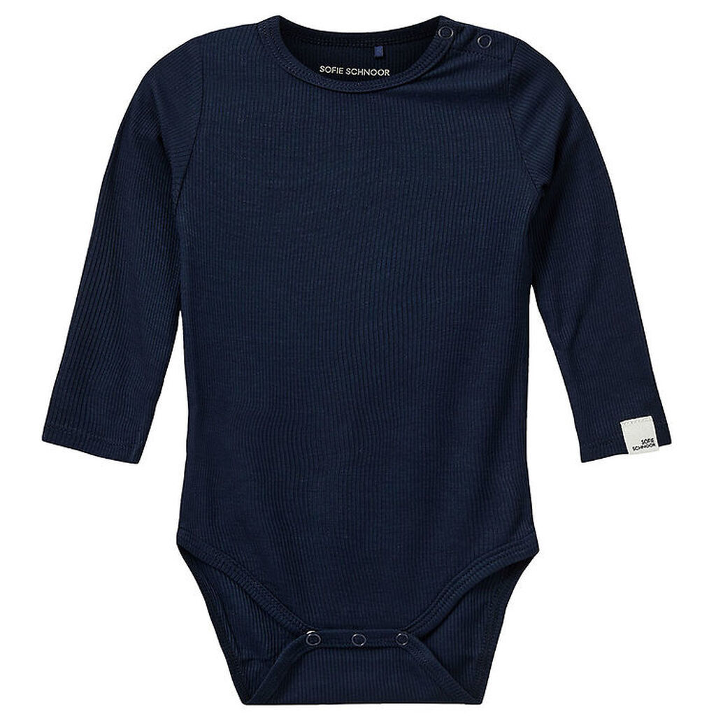 Sofie Schnoor Body l/æ - Rib - DicteSB - Navyblå