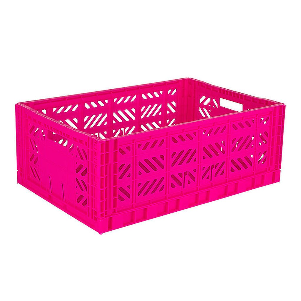 Aykasa Foldekasse - 60x40x22 cm - Maxi - Neon Pink