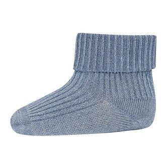 MP Strømper - Bambus - Ida - Stone Blue m. Glimmer