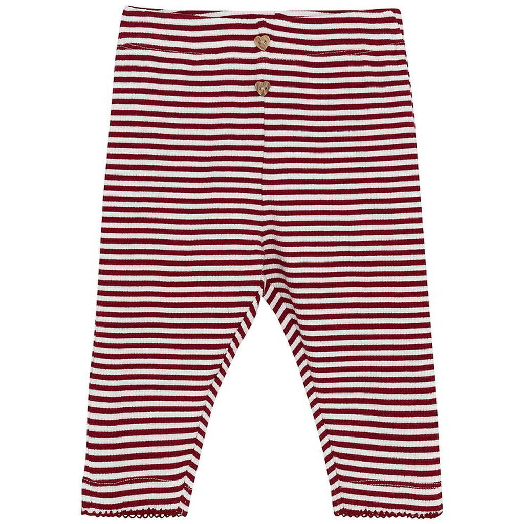 Minymo Leggings - Rib - Rio Red