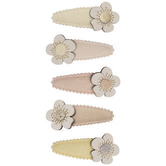 Mimi & Lula Hårspænder - 5-pak - 4 cm - Mini Blossom Peaches and