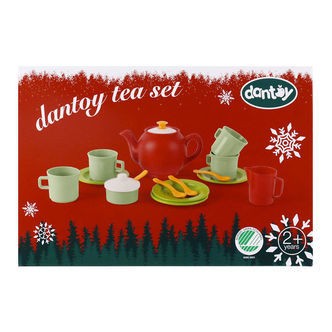 Dantoy Tea Set - Christmas - 17 Dele