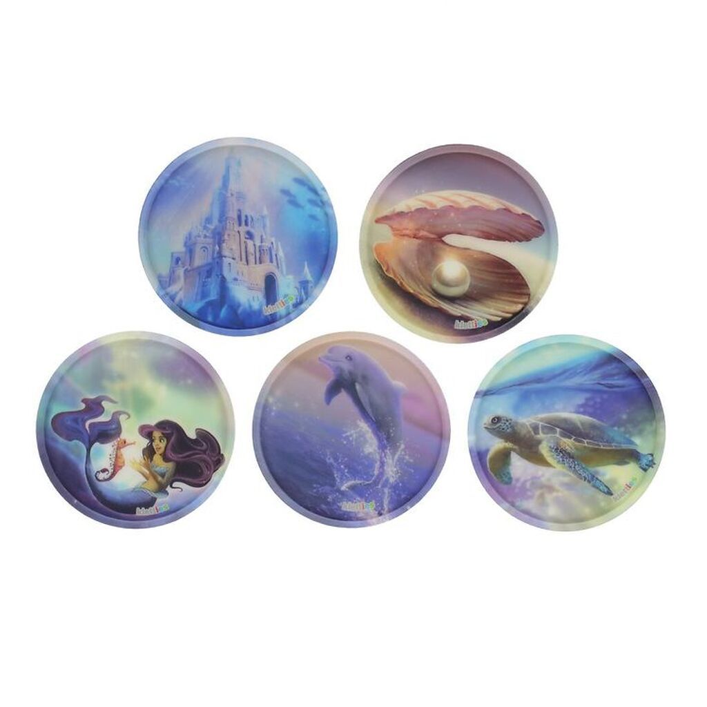 Ergobag Velcromærker - 5 stk. - Havfruer