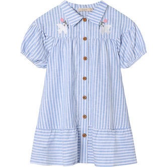 Fliink Kjole - Vira - Dream Blue/Cloud Dancer