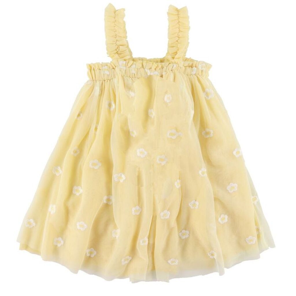 Stella McCartney Kids Tylkjole - Gul m. Blomster