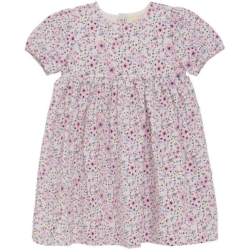 Creamie Kjole - Buttercream m. Blomster