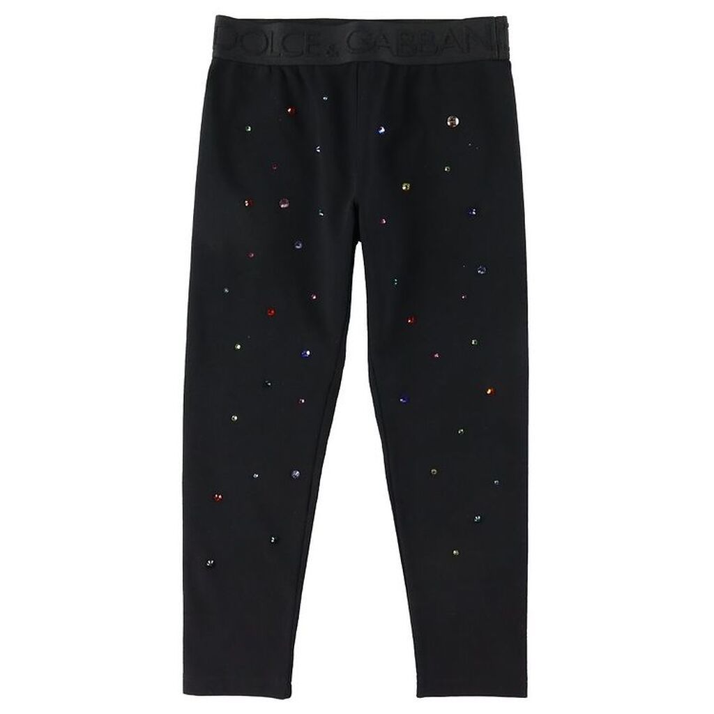 Dolce & Gabbana Leggings - Light Therapy - Sort m. Similisten