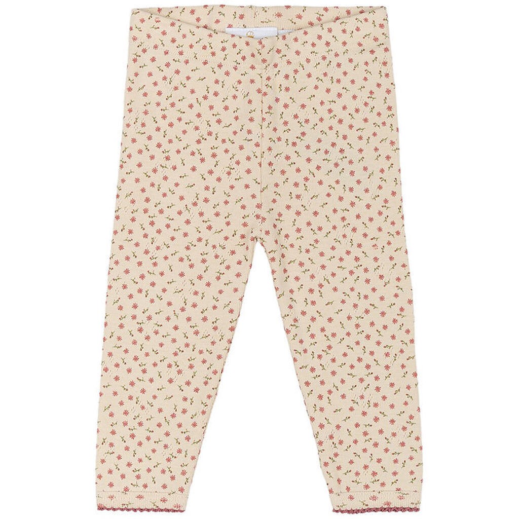 The New Pointelle Leggings - TnsbOdette - AOP - White Swan