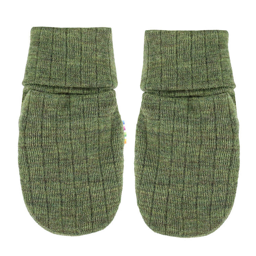 Joha Luffer - Uld - Rib - Mørk Oliven