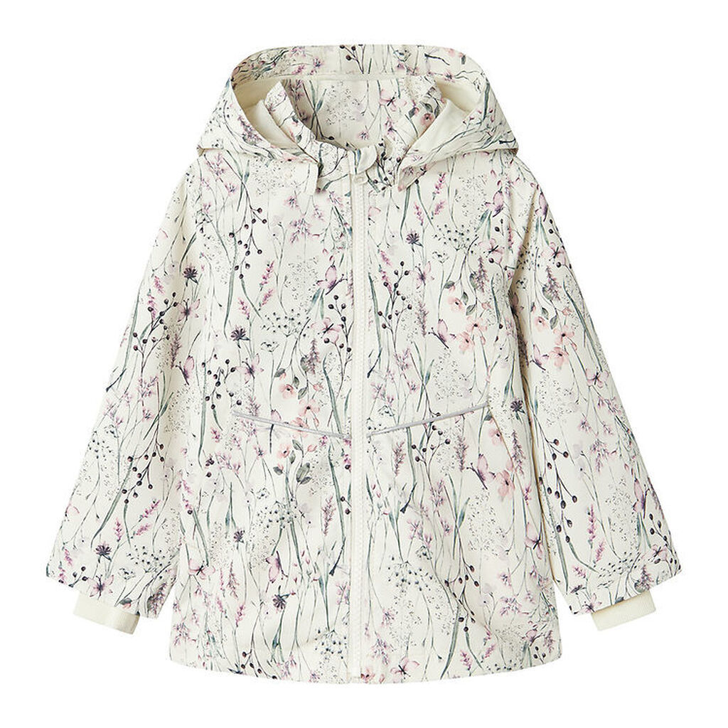 Name It Sommerjakke - NmfMaxi - Whisper White/Long Flower