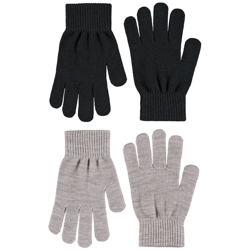 Molo Handsker - Akryl/Uld - Kiddy - 2-pak - Grey melange