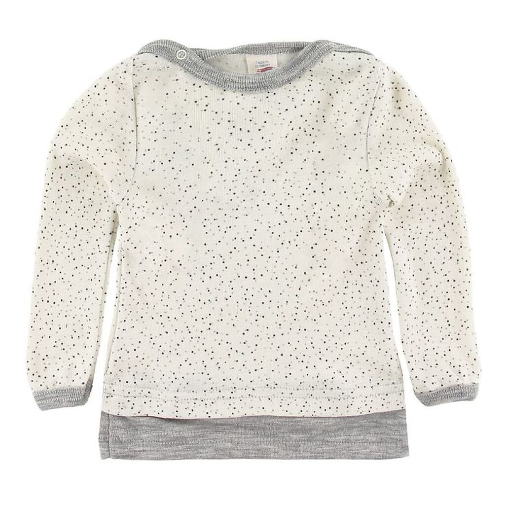 Engel Bluse - Uld - Neutral m. Print